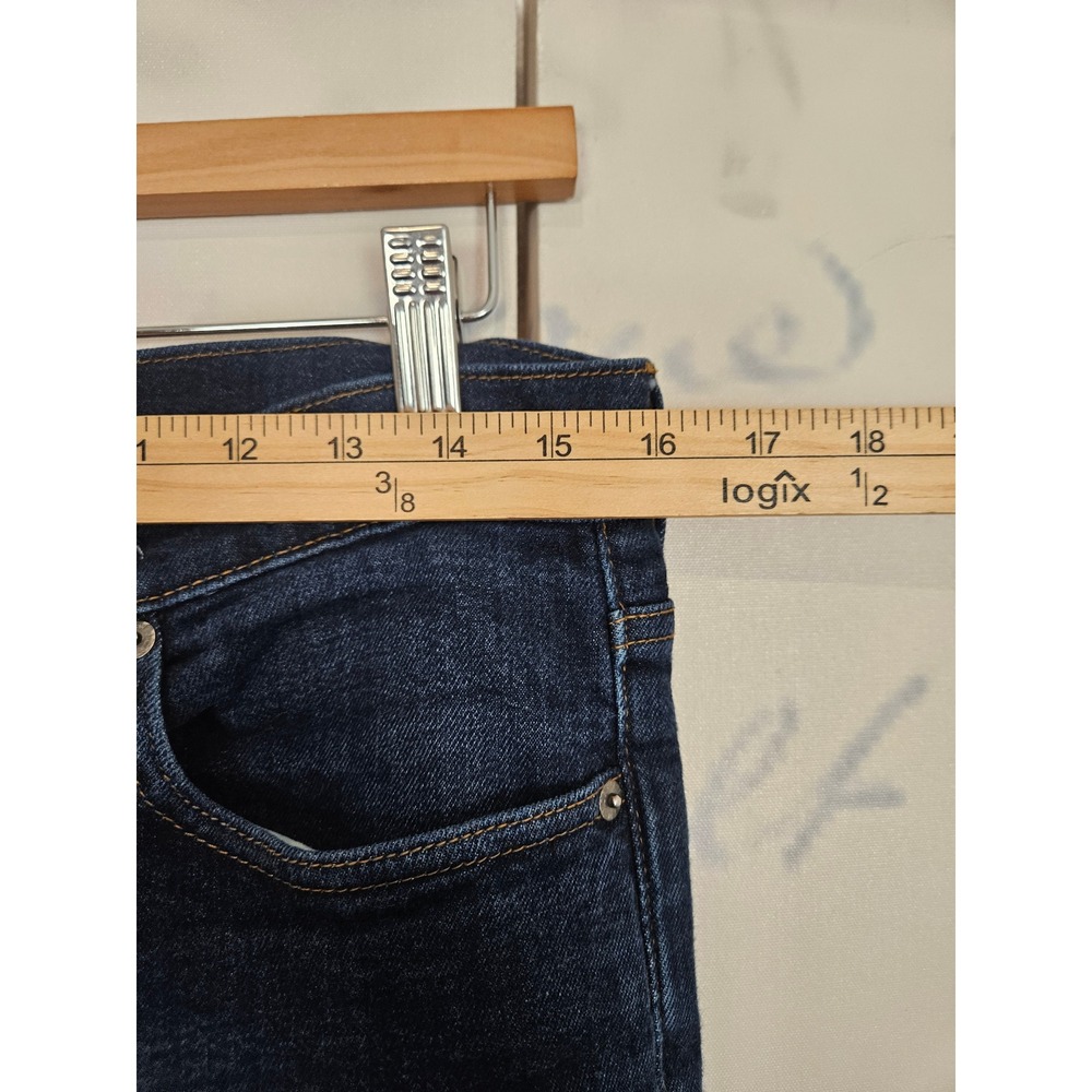 J.Crew 484 Slim Fit Jeans Mens 32x32 Dark Indigo Kurabo Japanese Denim J5024 - Picture 8 of 10
